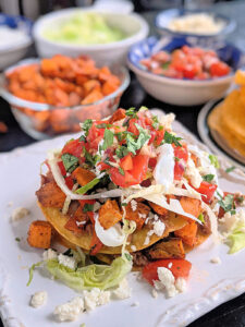 Quarantine Kitchen: Toasted Veggie Tostadas